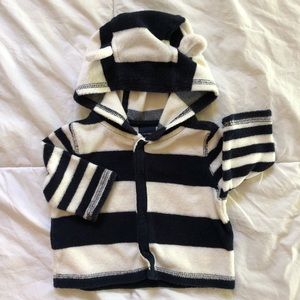 French Terry Snap Front Hoodie